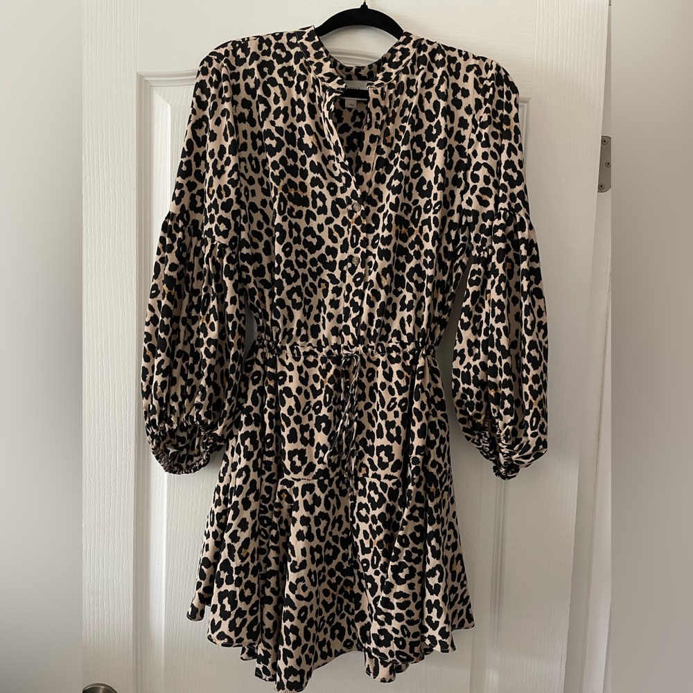 Leopard print dress from Vici Dolls. Size large.